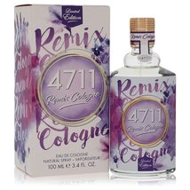 4711 Remix Lavender by 4711 Eau De Cologne Spray (Unisex) 3.4 oz - $27.95