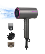 Travel Hair Dryer with Diffuser, Professional Ionic Hair Dryer Low Noise... - £33.74 GBP