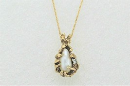 18 inch 0.7 mm Pearl Diamond Pendant Loose Rope Chain REAL SOLID 14 k Gold 4.8 g - £491.12 GBP
