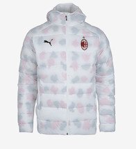 Puma AC Milan Refill Padded Jacket Men&#39;s Down Jacket White Asia-Fit 771332-05 - £230.14 GBP