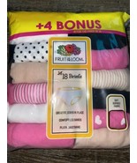 Fruit Of The Loom ~ Girls Tagless 18-Pair Underwear Brief Cotton (B) ~ S... - $31.12 CAD