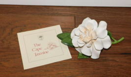 Ronald van Ruyckevelt Cape Jasmine Gardenia 1988 Sculpture Franklin Mint... - £45.88 GBP