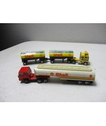 Vintage Shinsei Mini Power Semi Tractor and Trailer majorette Shell gas ... - $749.37 MXN