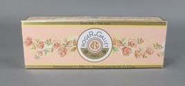 Roger &amp; Gallet Paris France Tea Rose Perfumed Soaps 3 Bars x 3.5 oz New Sealed - £52.67 GBP
