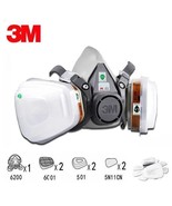 3M 6200 Gas Mask Spray Paint Dust Protect Filter Respirator Reusable Hal... - $412.81 MXN+