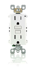 Leviton GFCI Receptacle Tamper Prf 15 Amp 125 V NEMA 5-15 WHT CSA - $17.99