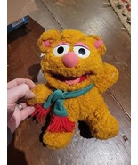 The Muppets Baby Fozzie Bear Christmas Plush 8 inch 1987 Vintage Winter - $9.74