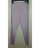 ADIDAS Women&#39;s Small Tights Purple New HB1489 High Rise Full Length Zoe ... - £29.58 GBP
