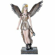 Goddess Tribal Warrior Medicine Fairy With Eagle Head Headdress Statue 1... - $59.99