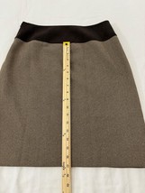 Le Suit Petite Women's Brown A-Line Pull-On Skirt Size 4P Measured Waist 28" image 8
