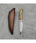 Full Tang Handmade VG10 Damascus Steel Fixed Blade Knife Survival Huntin... - $112.13 CAD