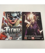 THOR Volume 1 + Volume 2: The Goddess of Thunder + How Holds the Hammer?... - $14.60