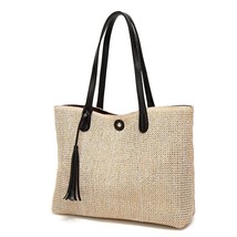 New PVC Straw Handbags Summer Beach Women&#39;s Shoulder Bags Large Capacity Soft  S - £24.43 GBP