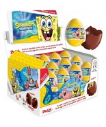 ZAINI SPONGEBOB Milk Chocolate Eggs with Collectible Surprise FULL BOX 2... - £45.59 GBP