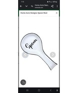 Home Acre Designs Spoon Rest For Kitchen Counter &amp; Stove Top - White  - $169.45 MXN