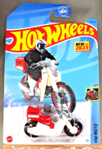 2023 Hot Wheels #160 Hw Moto 5/5 Honda Super Cub Custom Red/White w/Black MC4 Sp - £5.90 GBP