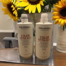 Goldwell Dualsenses Color Extra Shampoo Conditioner Liter - $75.00