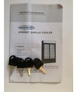 Replacement Keys and Manual for Kool-It Upright Display Cooler select KS... - $570.01 MXN