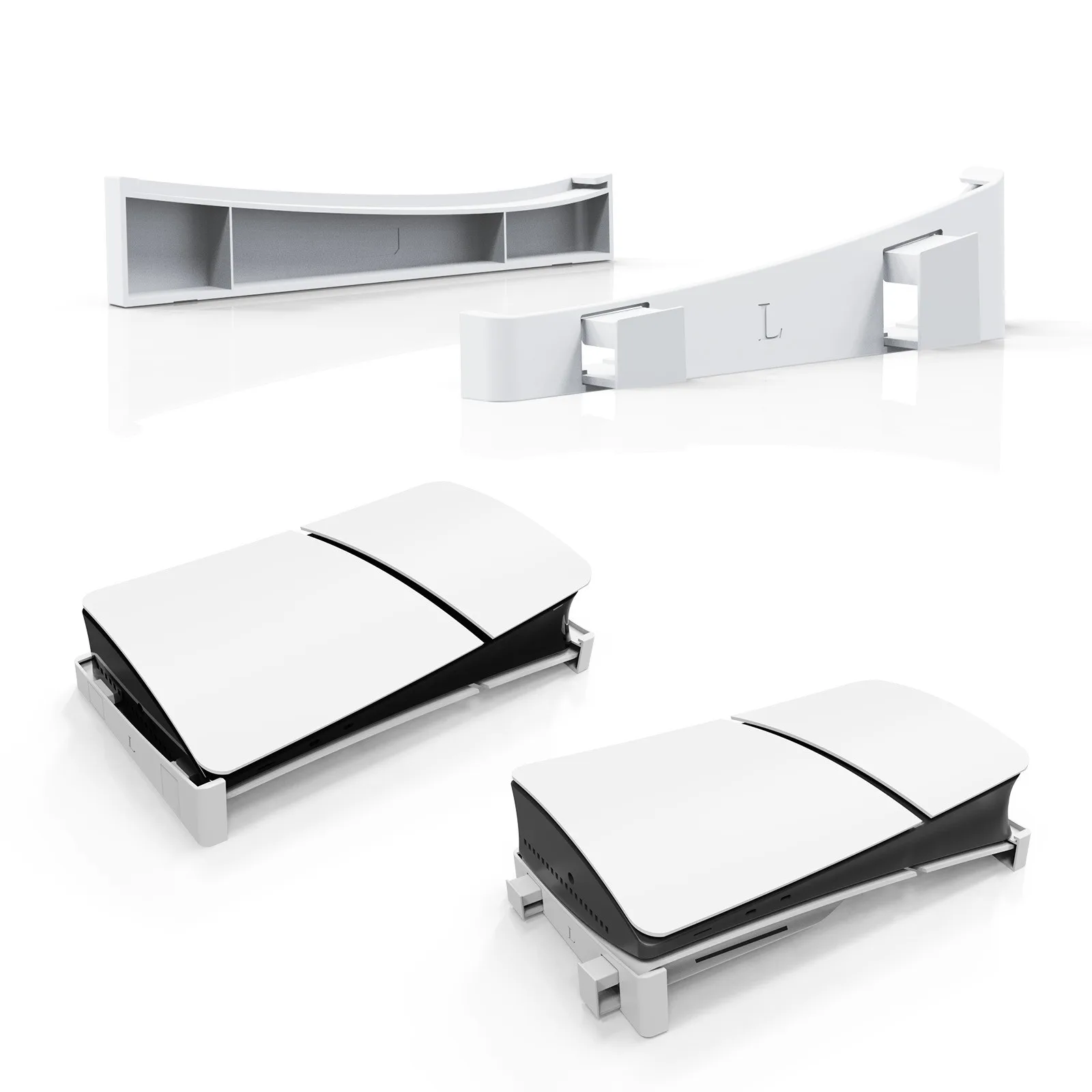 For PS5 Slim Base Stand Host Horizontal Holder Display Dock Bracket For - £15.08 GBP