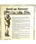 Antique 1924 Chevrolet Success XL Advertisement Automobilia Ephemera 14 ... - $40.64 CAD
