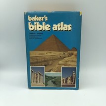 Baker&#39;s Bible Atlas Charles F Pfeiffer 1974 Hardcover Book with Dust Jacket EUC - £14.73 GBP