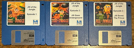 Vintage IBM PC Jill Of The Jungle trilogy Game Pack on New 720k 3.5” Flo... - $22.99
