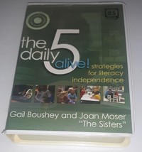 The Daily 5 Alive! DVD cdrom pdf Stratgies for Literacy Independence The Sisters - $100.00