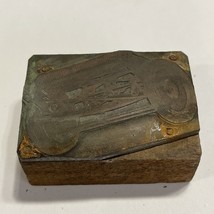 Letterpress Printing block Lawnmower 2” x 1 1/2” - £6.34 GBP