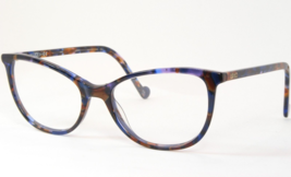 Liu Jo LJ2711 432 Azul Marrón Lila Mármol Único Gafas 52-17-140mm - £68.22 GBP