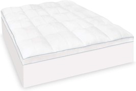 Charisma Luxury Plush 3.5-Inch Memory Foam Cluster and Gel Fiber, Queen,... - £220.61 GBP