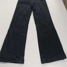 Mid-Rise Women's Black Cotton Blend Bootcut Denim Jeans Size Small (26×30) image 11