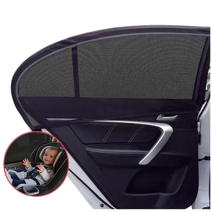 2pcs Car Front Window Sun Shade Sun Visor Protection Breathable Mesh Breathabl - £11.43 GBP