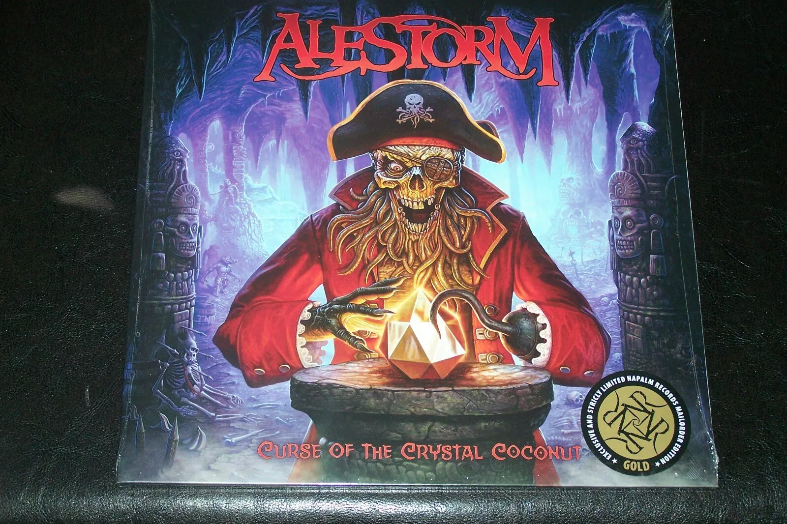 Alestorm – Curse Of The Crystal Coconut / Golden vinyl Limited to 100 co... - $103.30