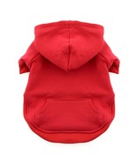 Flex Fit Flame Red Fleece Hoodie with Rib Trim &amp; Kangaroo Pocket Sizes X... - $34.28 CAD