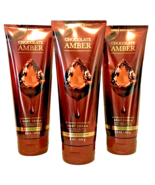 Chocolate Amber Body Cream Bath &amp; Body Works Shea 8 oz Lot of 3 Lotion B... - €32,31 EUR