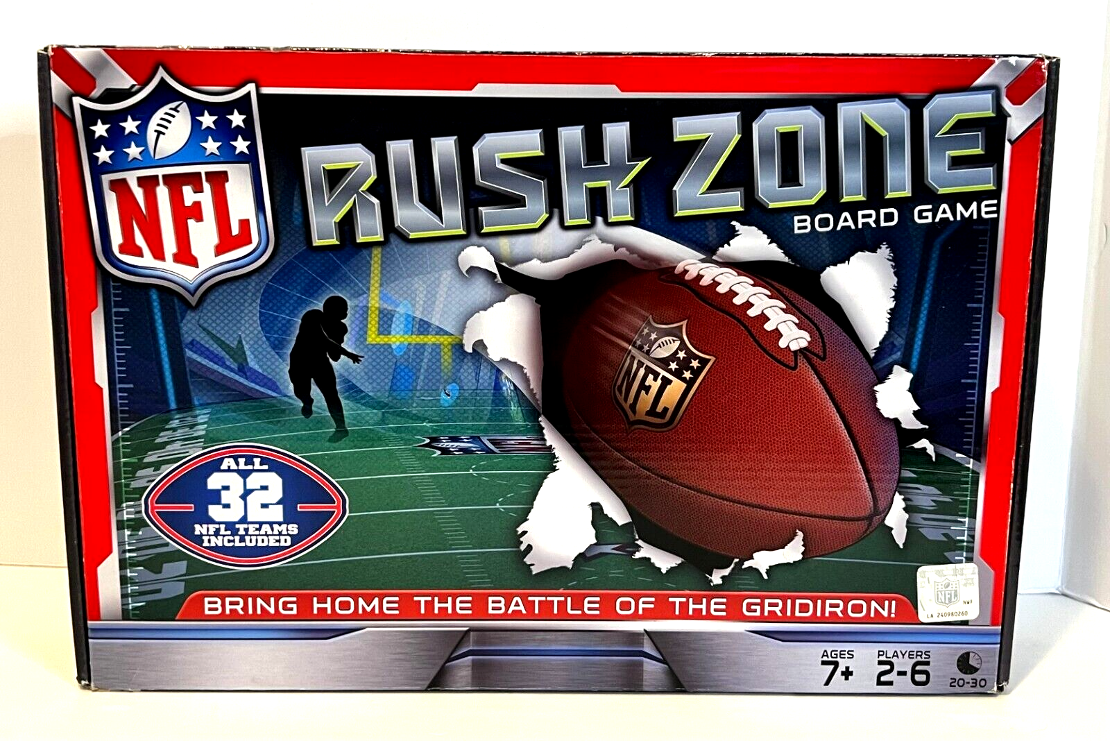 Primary image for NFL Rush Zone Board Game- Complete in Box- See Pics- 2013 Toy Island
