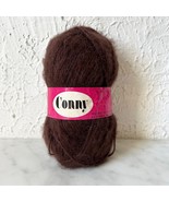 Conny Brushed Acrylic Yarn Nomis Yarn Co - 1 Skein Color Dark Brown #121 - $7.92 CAD