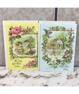 Vintage Coronation Collection Get Well Greeting Cards Lot Of 2 Art Illus... - £11.59 GBP