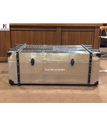NauticalMart Richard&#39;s Trunk Coffee Table Industrial Vintage Aviator Fur... - $32,293.78 MXN