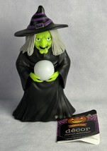 CACKLING WITCH w/Crystal Ball Light up &amp; Sound with Motion Sensor for HA... - $6.00