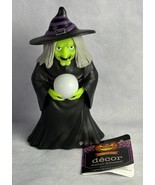 CACKLING WITCH w/Crystal Ball Light up &amp; Sound with Motion Sensor for HA... - $110.19 MXN
