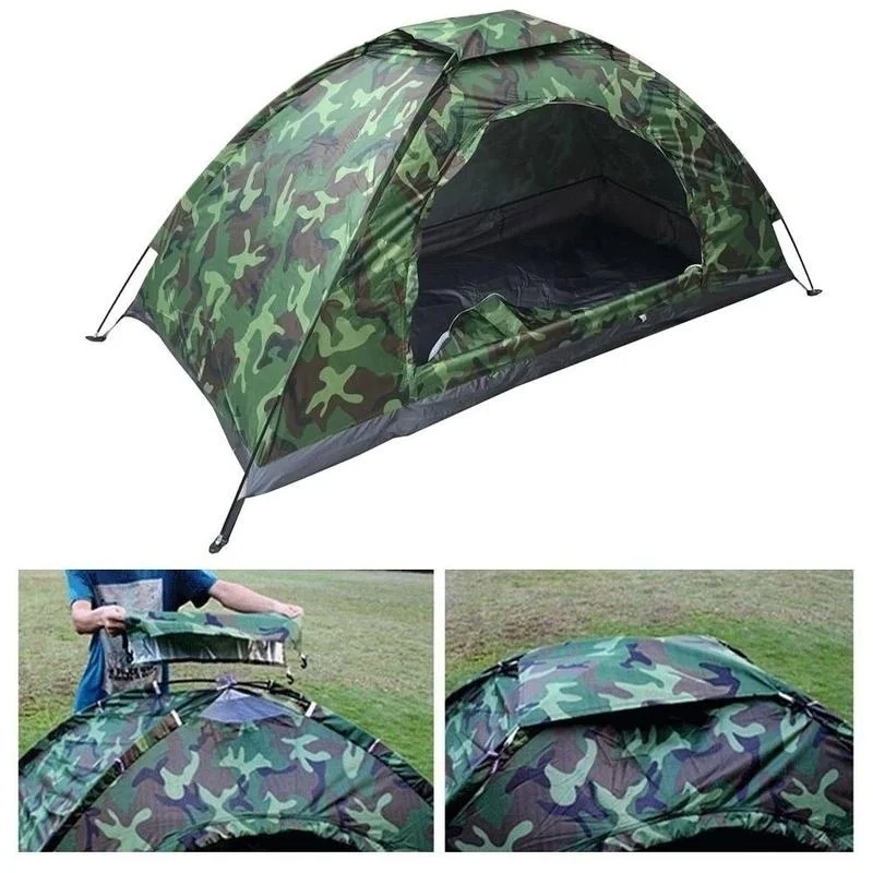 Outdoor 2-person Tent Camping  Couple Beach Leisure Tent  Outdoor Hiking Travel - £39.44 GBP
