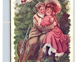 Comic Romance A Bird In the Hand is Worth Two In the Bush DB Postcard S2 - £3.91 GBP