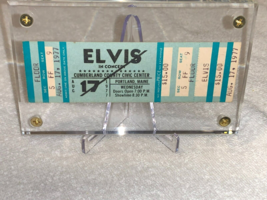 Elvis Presley Vintage Unused For Aug 17 1977 Concert Ticket Day After His Death - £358.86 GBP