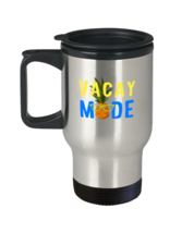 Coffee Travel Mug  Funny vacay mode pineapple  - £19.73 GBP