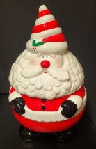 Vintage Santa Cookie Jar Christmas Cookies Made In Taiwán 10” 80s Holida... - £20.70 GBP