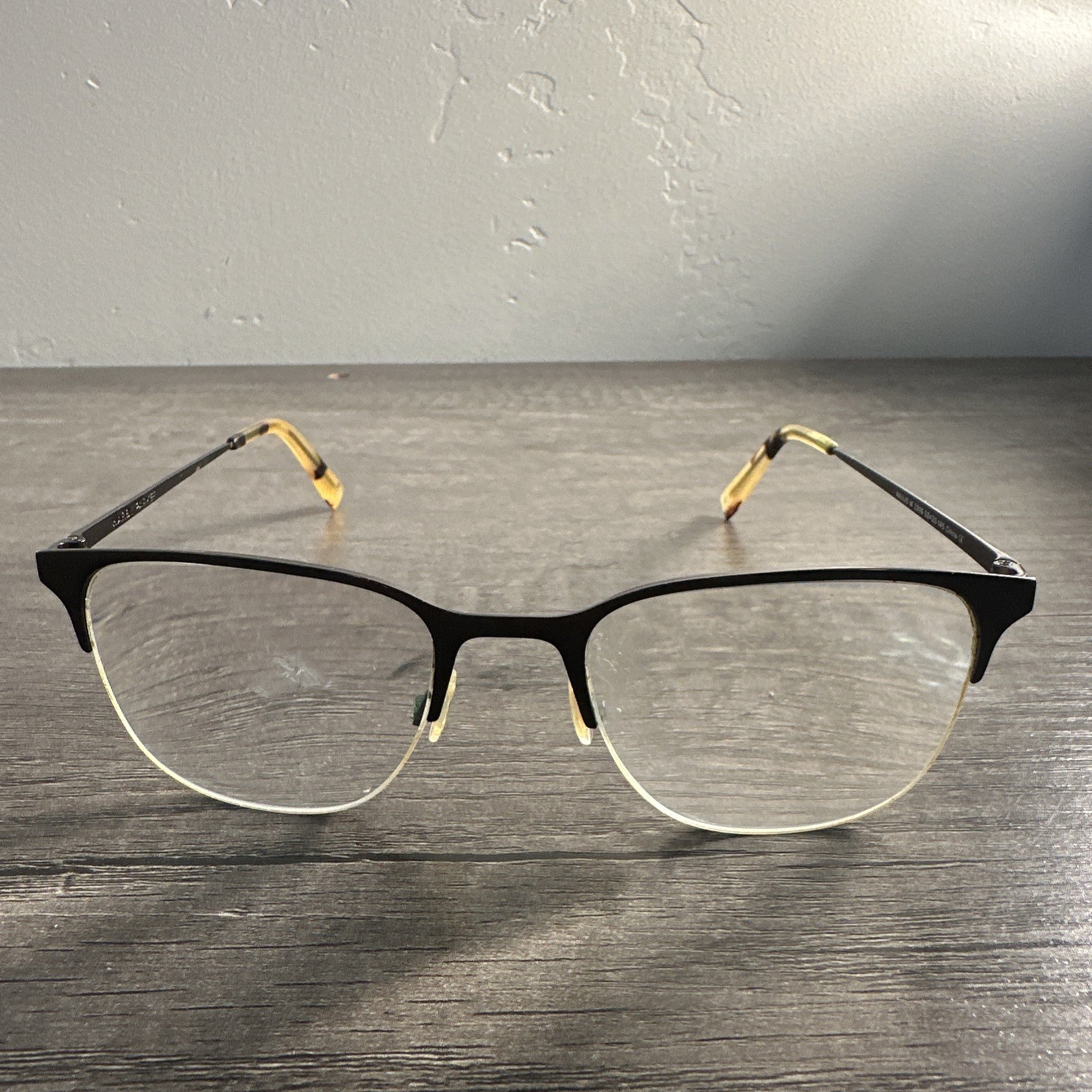 Warby Parker Eyeglasses Wallis W 2306 Carbon Tortoise FRAMES ONLY 53 20 145 Item image 2