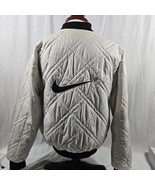 Nike Jacket Men’s Medium Vintage 90s Big Swoosh Black White Reversible Z... - $2,241.09 MXN