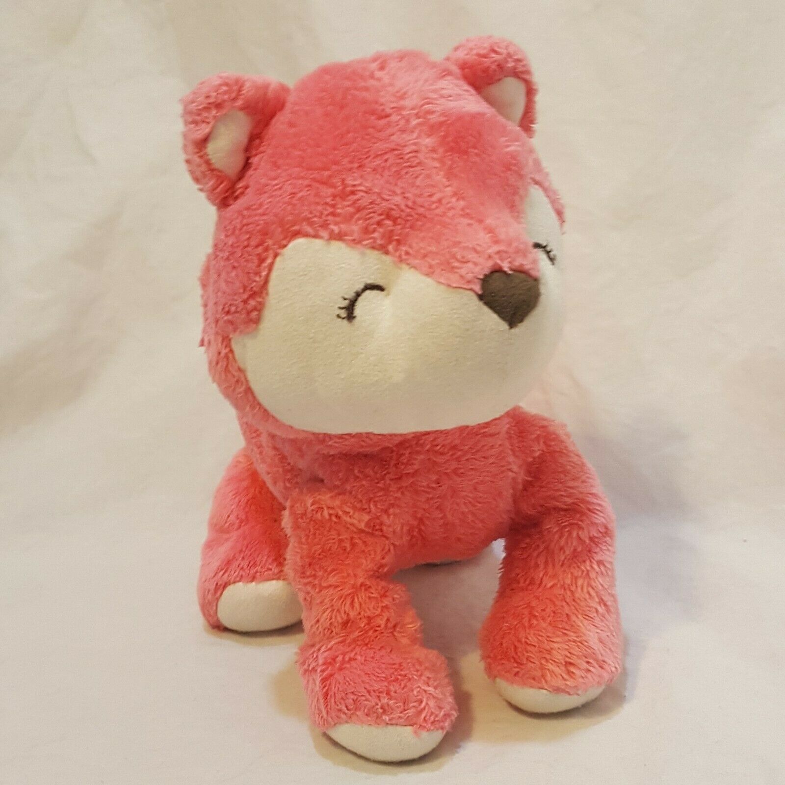 Carters pink 2024 fox plush