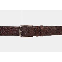 The Randor Burgundy Leather Belt image 3